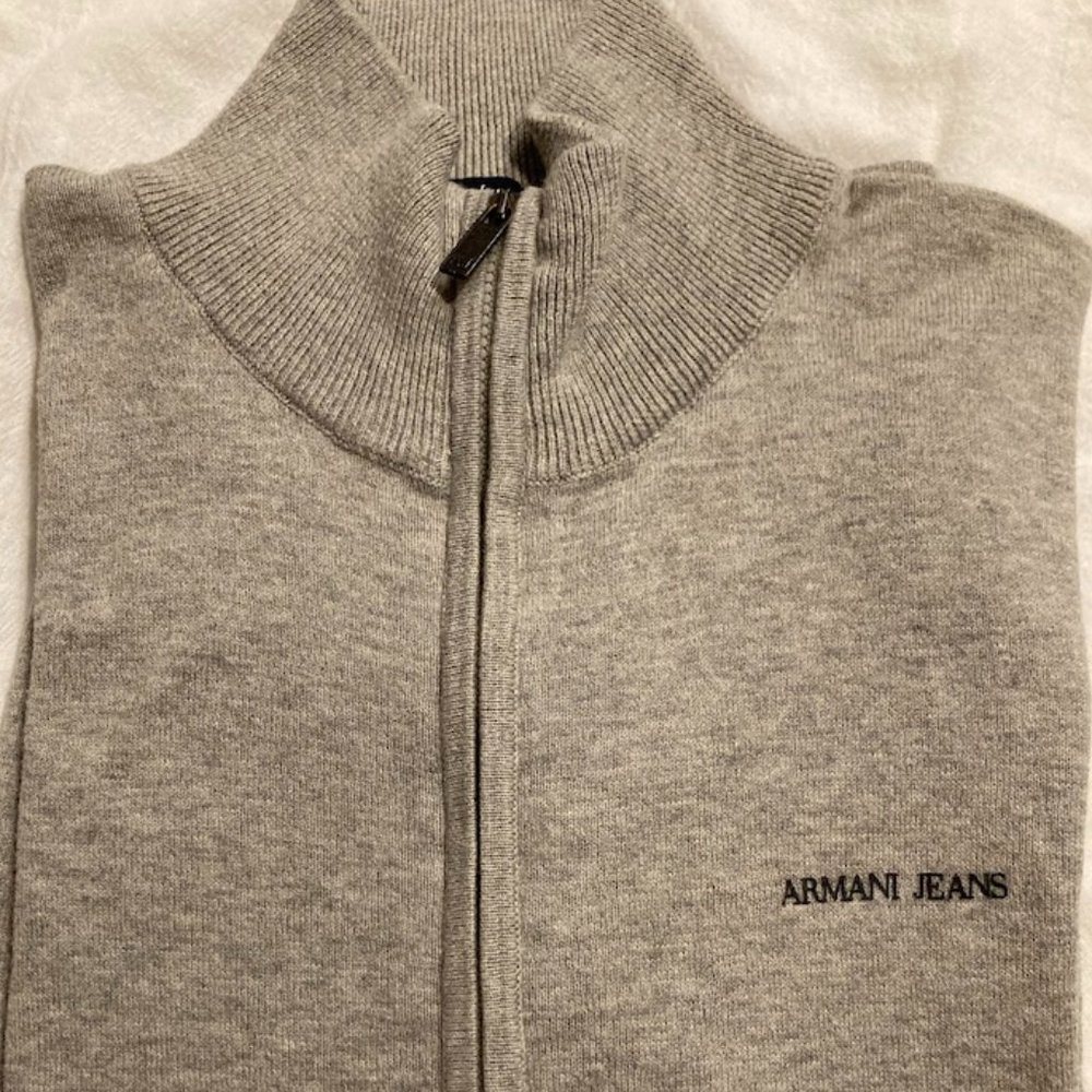Armani Jeans Full Zip Sweater